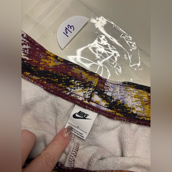 Nike Sportswear Essentials Womens Plus Size Camo Fleece Curve Pants Size 2X - Picture 7 of 9